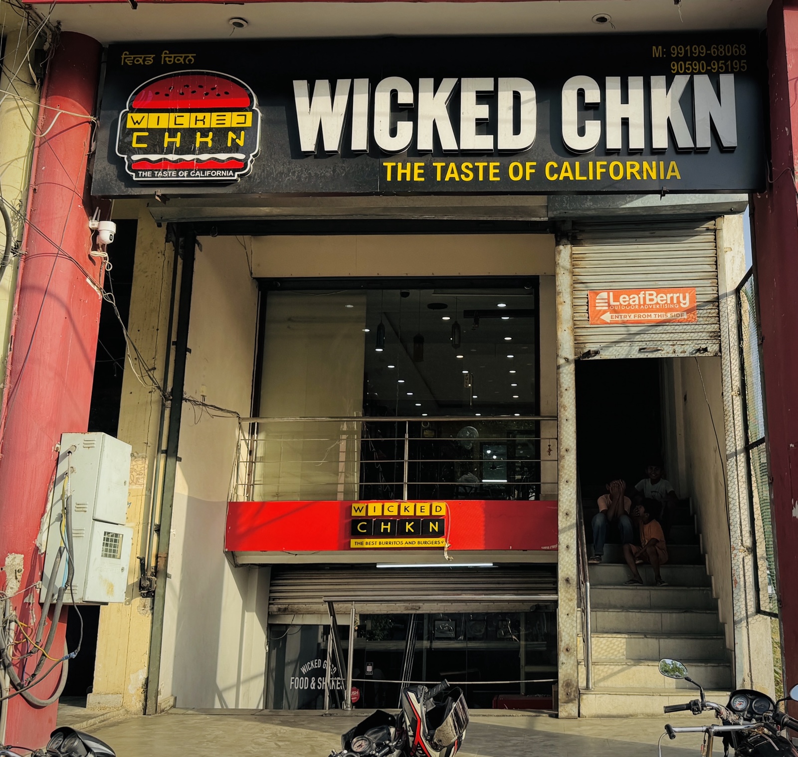 Wicked CHKN flagship storefront on Shop 42-F, BRS Nagar, Ludhiana
